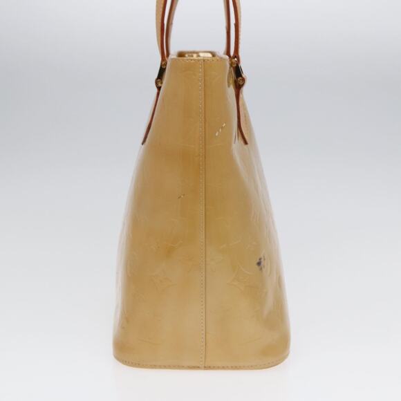 LOUIS VUITTON Monogram Vernis Houston Hand Bag Beige M91004 - Picture 3 of 16